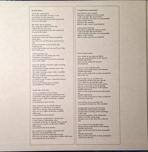 Yes : Fragile (12",45 RPM,Album,Limited Edition,Numbered,Reissue,Remastered,Stereo)