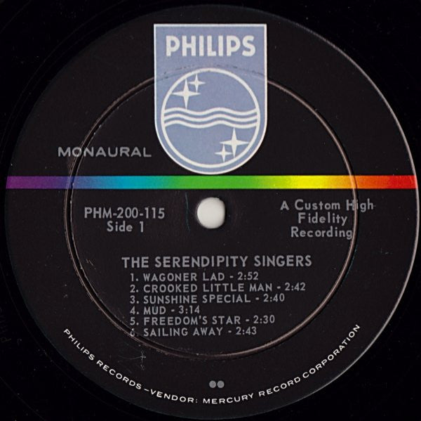 Serendipity Singers, The : The Serendipity Singers (LP,Album,Mono)