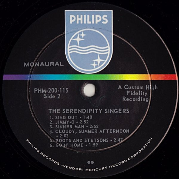 Serendipity Singers, The : The Serendipity Singers (LP,Album,Mono)