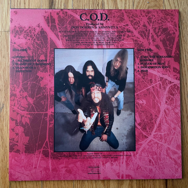 Saint Vitus : C.O.D. (LP,Album,Reissue,Unofficial Release)