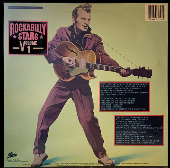 Various : Rockabilly Stars, Volume 1 (LP,Compilation)