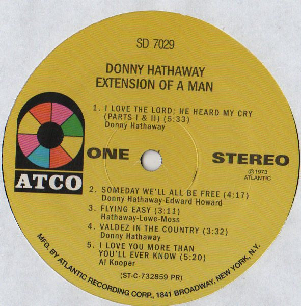 Donny Hathaway : Extension Of A Man (LP,Album,Reissue)