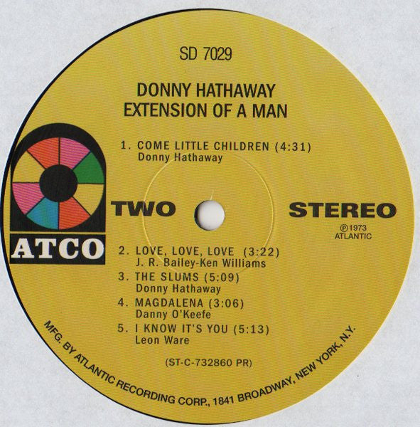Donny Hathaway : Extension Of A Man (LP,Album,Reissue)