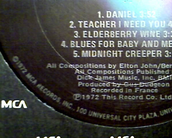 Elton John : Don't Shoot Me I'm Only The Piano Player (LP,Album,Repress,Stereo)