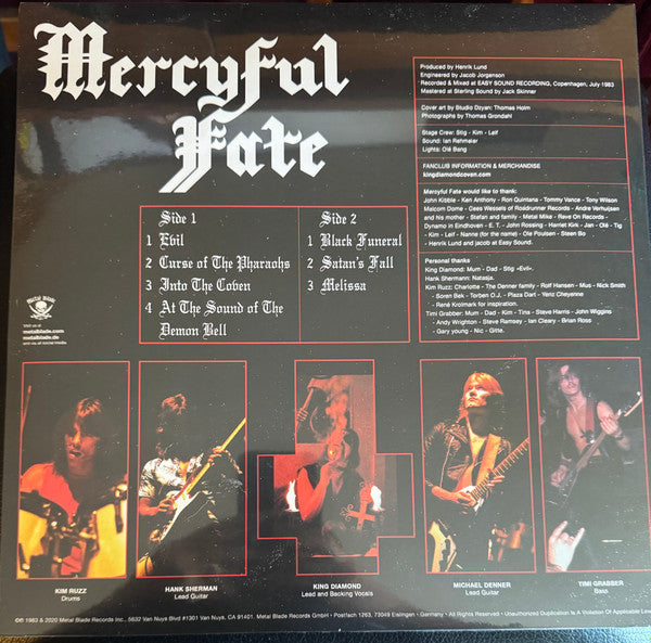 Mercyful Fate : Melissa (LP,Album,Reissue)