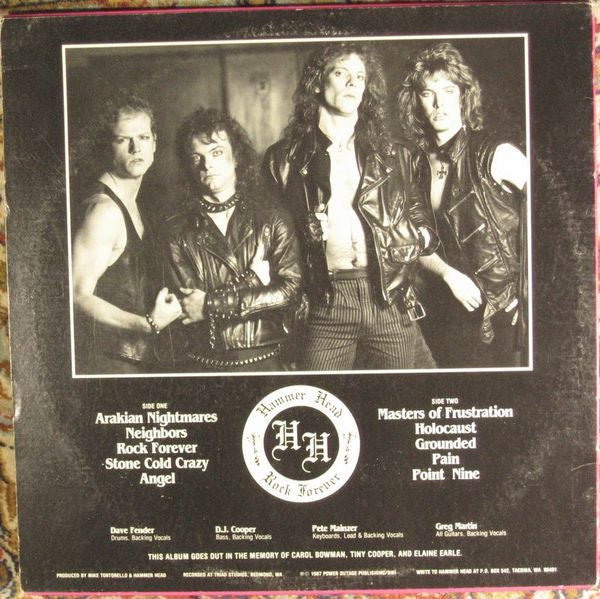 Hammer Head : Rock Forever (LP,Album,Stereo)