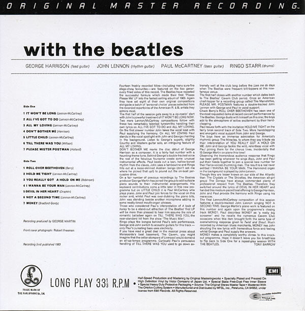 Beatles, The : With The Beatles (LP,Album,Limited Edition,Reissue,Remastered,Stereo)