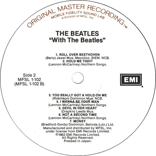 Beatles, The : With The Beatles (LP,Album,Limited Edition,Reissue,Remastered,Stereo)