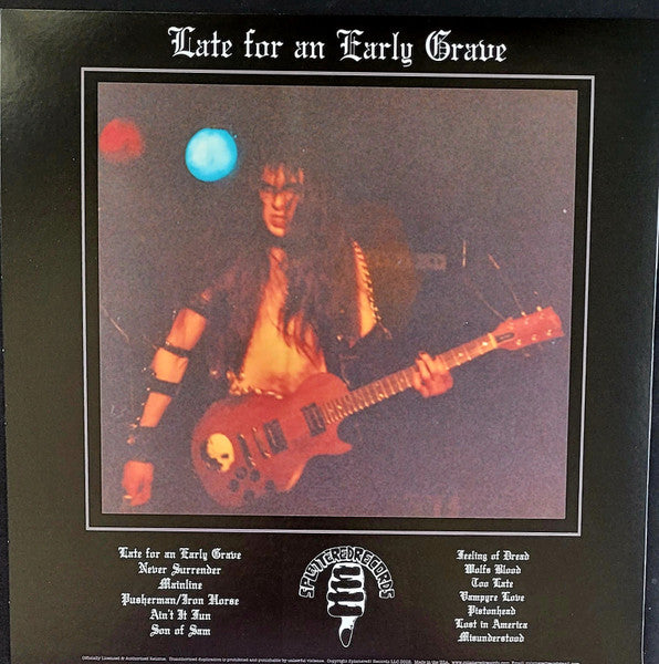 Victor Griffin : Late For An Early Grave (LP,Compilation,Limited Edition,Reissue,Remastered)