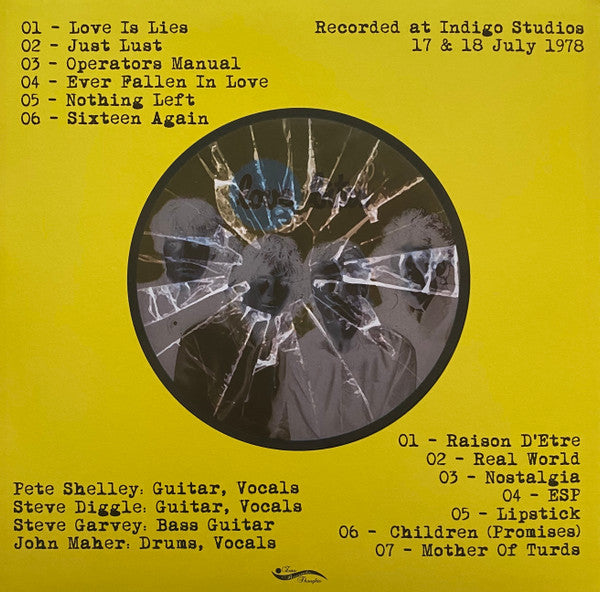 Buzzcocks : Nostalgia (The "Love Bites" Demos 1978) (LP,Compilation,Unofficial Release)