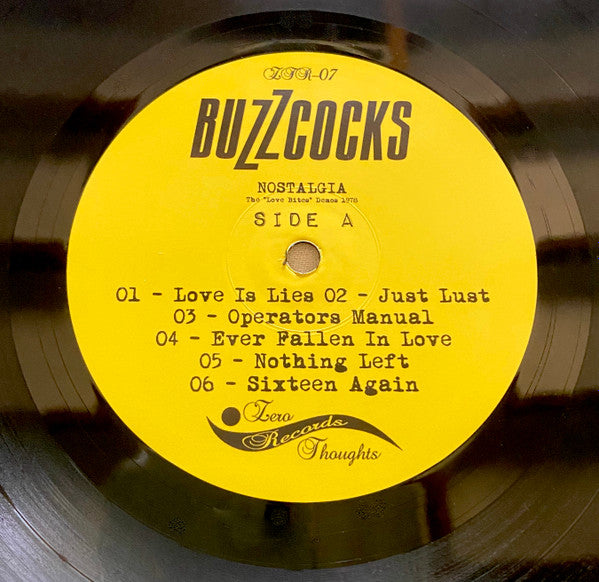Buzzcocks : Nostalgia (The "Love Bites" Demos 1978) (LP,Compilation,Unofficial Release)