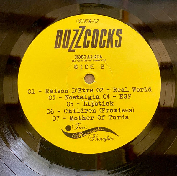 Buzzcocks : Nostalgia (The "Love Bites" Demos 1978) (LP,Compilation,Unofficial Release)