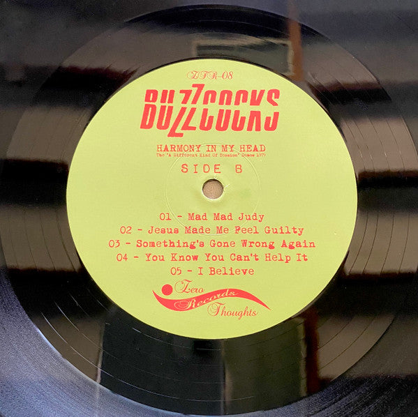 Buzzcocks : Harmony In My Head (The "A Different Kind Of Tension" Demos 1979) (LP,Compilation,Unofficial Release)