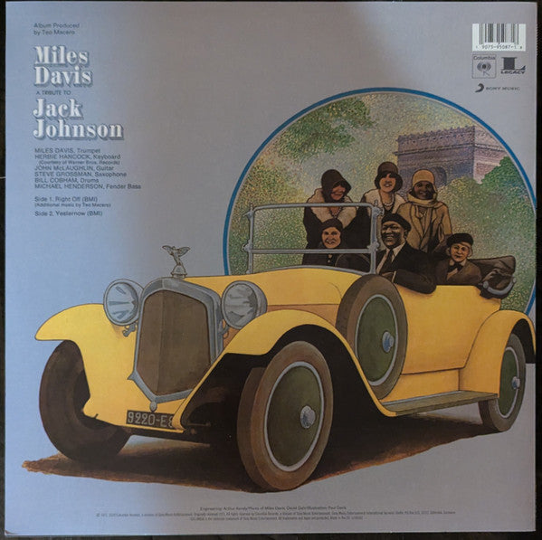 Miles Davis : Jack Johnson (Original Soundtrack Recording) (LP,Album,Reissue,Stereo)