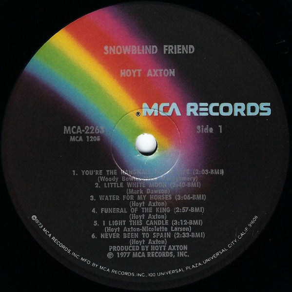 Hoyt Axton : Snowblind Friend (LP,Album)