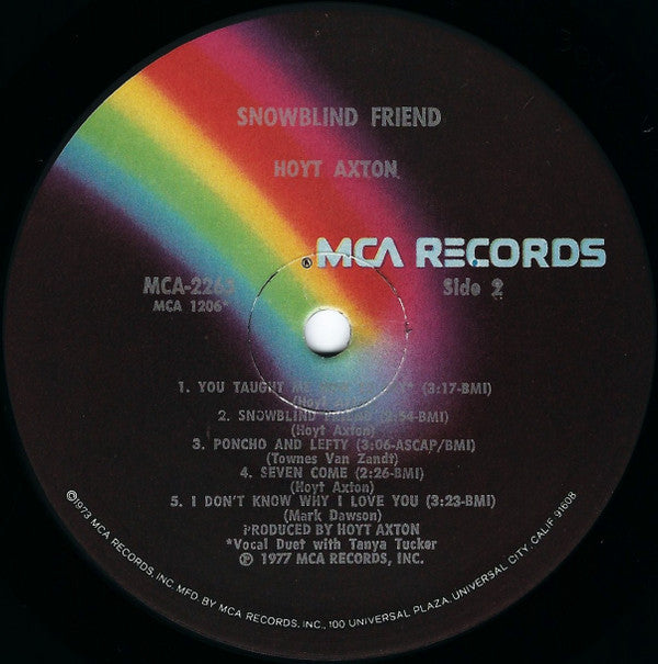 Hoyt Axton : Snowblind Friend (LP,Album)