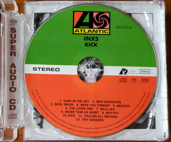 INXS : Kick (Hybrid,Stereo,Album,Reissue,Remastered)