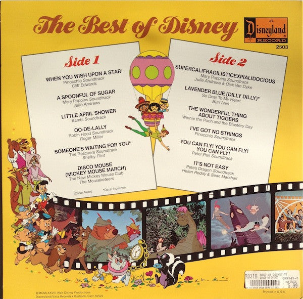 Various : The Best Of Disney Volume Two (LP,Compilation)