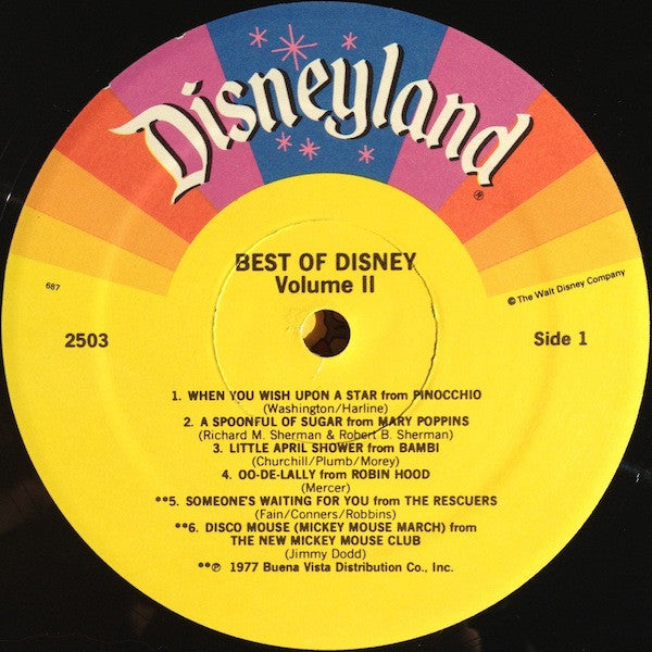 Various : The Best Of Disney Volume Two (LP,Compilation)