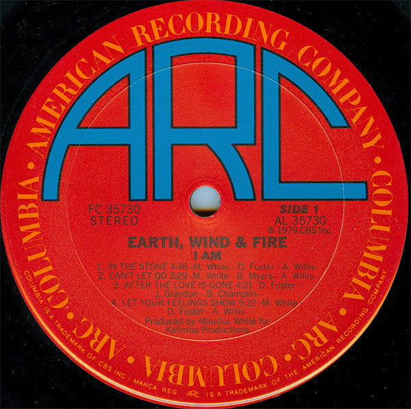 Earth, Wind & Fire : I Am (LP,Album)