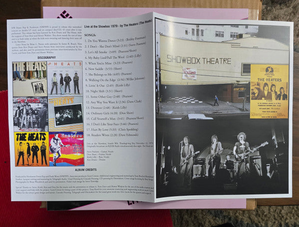 Heats, The : Live at the Showbox 1979 (LP,Album,Numbered,Stereo)