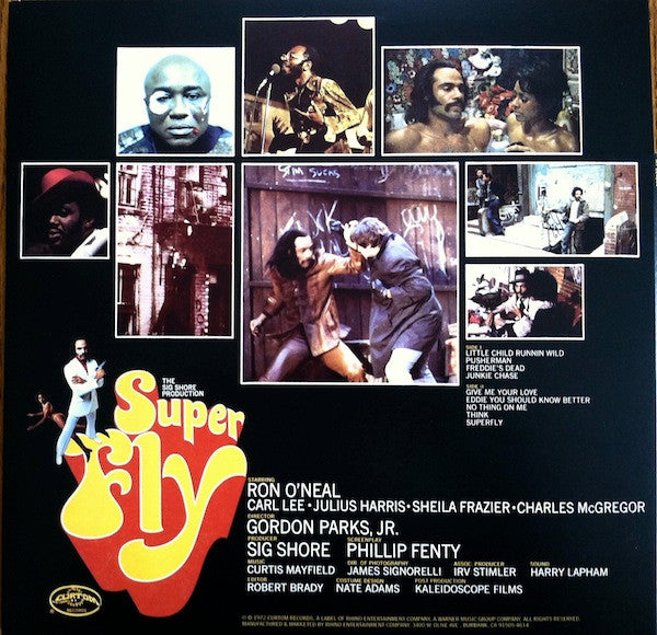 Curtis Mayfield : Super Fly (LP,Reissue)