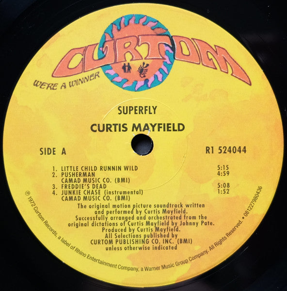 Curtis Mayfield : Super Fly (LP,Reissue)