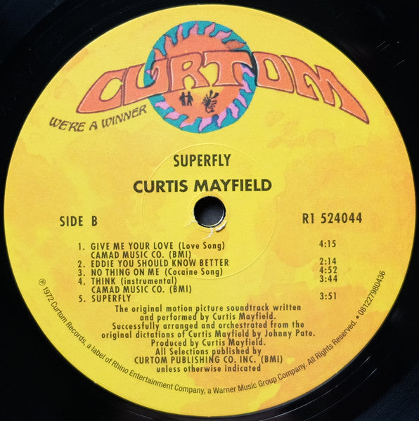 Curtis Mayfield : Super Fly (LP,Reissue)