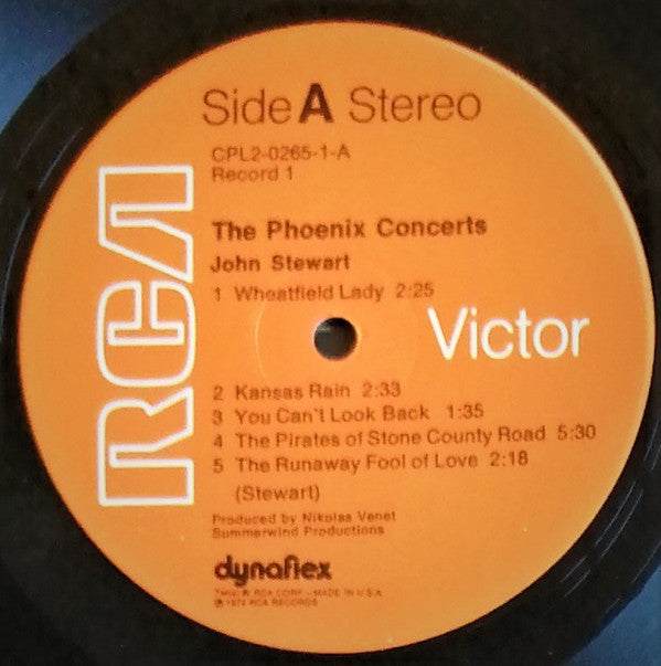 John Stewart (2) : The Phoenix Concerts - Live (LP,Album,Stereo)