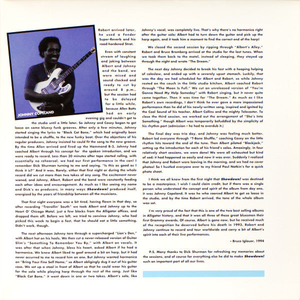 Albert Collins / Robert Cray / Johnny Copeland : Showdown! (LP,Album,Limited Edition,Numbered,Reissue,Remastered,Stereo)
