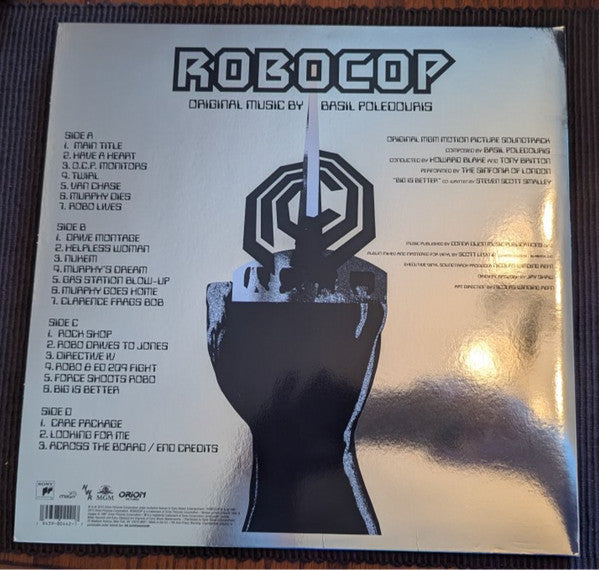Basil Poledouris : Robocop (LP,Album,Reissue,Stereo)