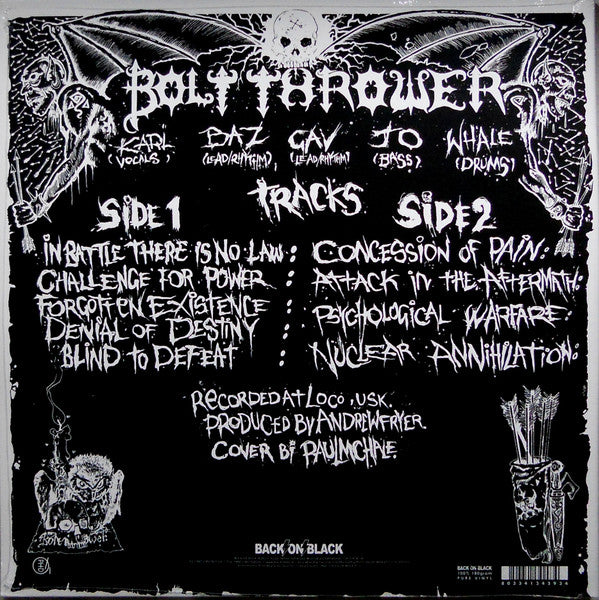 Bolt Thrower : In Battle There Is No Law! (LP,Album,Limited Edition,Reissue)