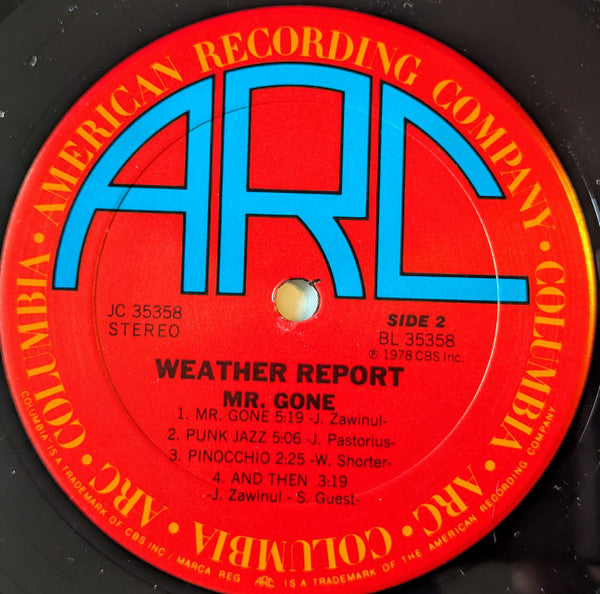 Weather Report : Mr. Gone (LP,Album)