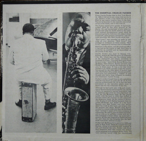 Charlie Parker : The Essential Charlie Parker (LP,Compilation,Mono)