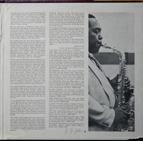 Charlie Parker : The Essential Charlie Parker (LP,Compilation,Mono)