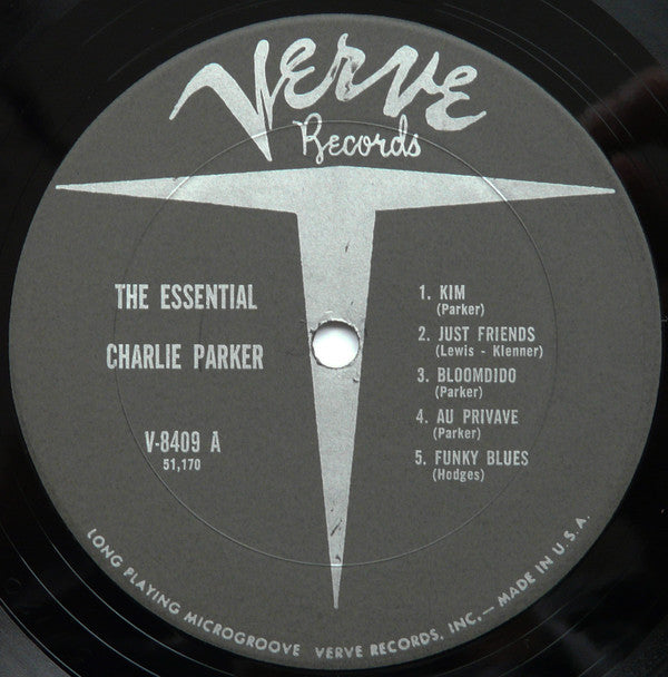 Charlie Parker : The Essential Charlie Parker (LP,Compilation,Mono)