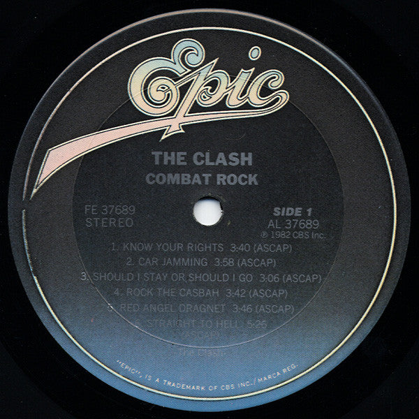 Clash, The : Combat Rock (LP,Album,Repress,Stereo)