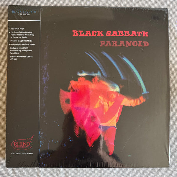 Black Sabbath : Paranoid (LP,Album,Limited Edition,Numbered,Reissue,Stereo)