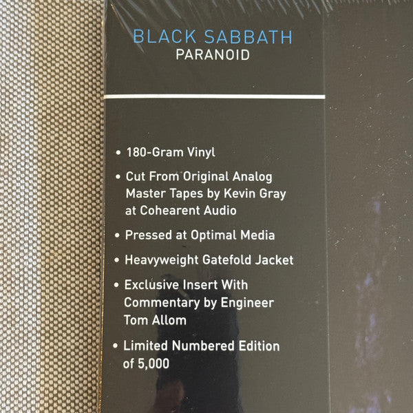 Black Sabbath : Paranoid (LP,Album,Limited Edition,Numbered,Reissue,Stereo)