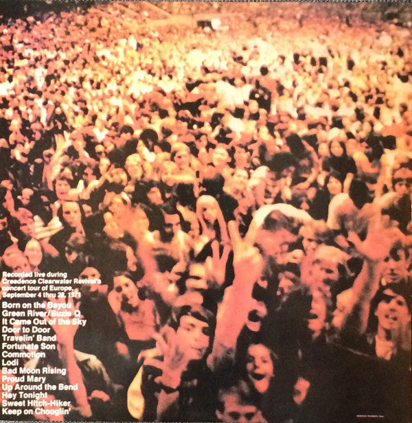 Creedence Clearwater Revival : Live In Europe (LP,Album,Reissue)