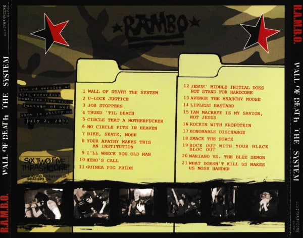R.A.M.B.O. : Wall Of Death The System (Album,Enhanced,Reissue)
