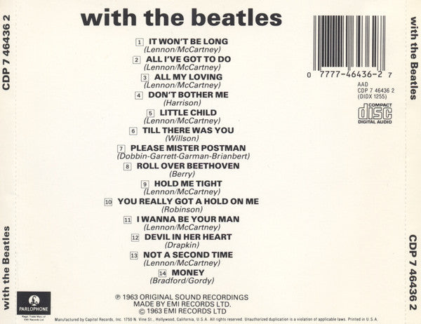 Beatles, The : With The Beatles (Album,Reissue,Mono)