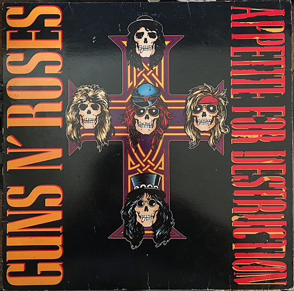 Guns N' Roses : Appetite For Destruction (LP,Album)