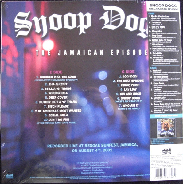 Snoop Dogg : The Jamaican Episode (LP,Record Store Day,Compilation,Limited Edition)