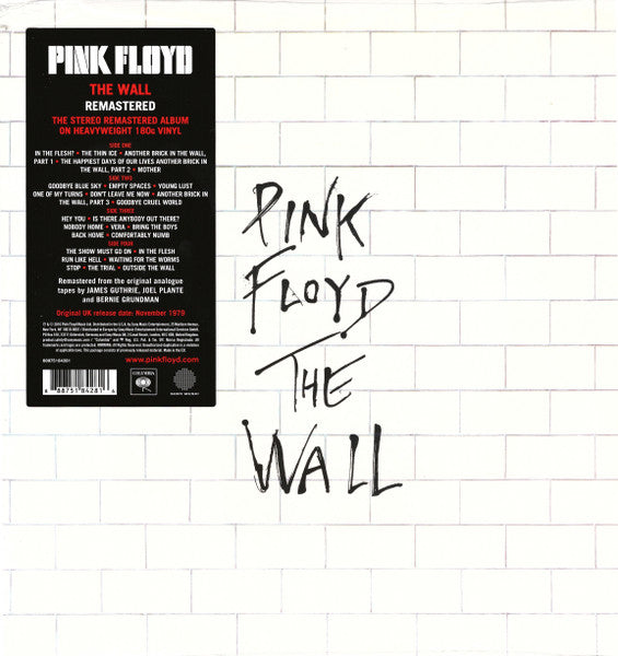 Pink Floyd : The Wall (LP,Album,Reissue,Remastered,Repress)
