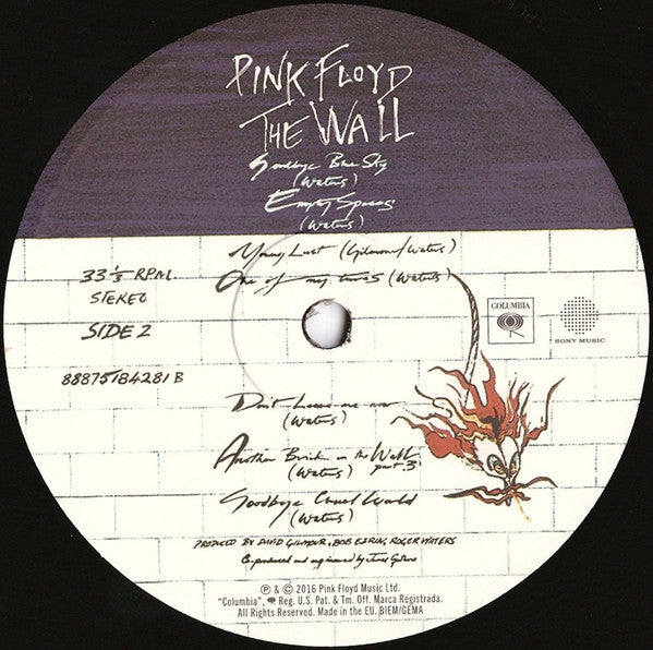 Pink Floyd : The Wall (LP,Album,Reissue,Remastered,Repress)