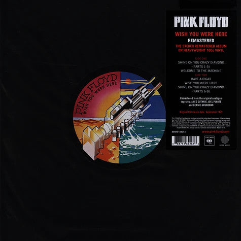 Pink Floyd : Wish You Were Here (LP,Album,Reissue,Remastered,Repress,Stereo)