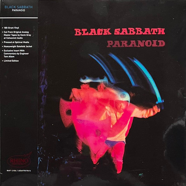 Black Sabbath : Paranoid (LP,Album,Limited Edition,Reissue,Stereo)