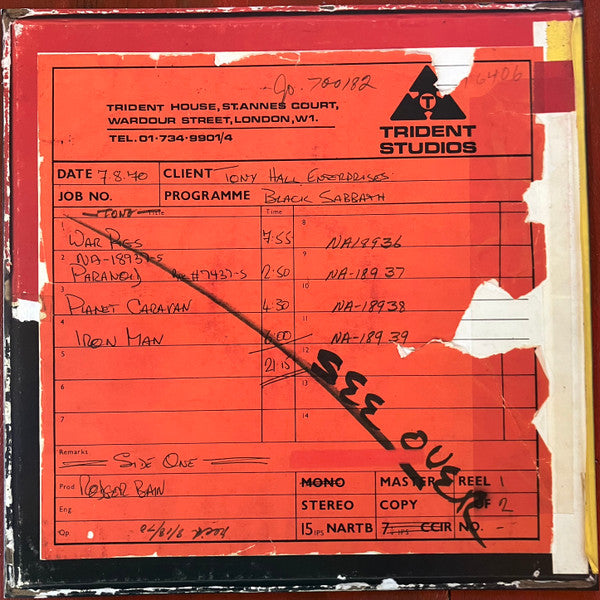 Black Sabbath : Paranoid (LP,Album,Limited Edition,Reissue,Stereo)