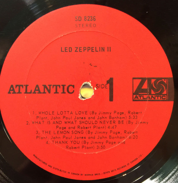Led Zeppelin : Led Zeppelin II (LP,Album,Stereo)